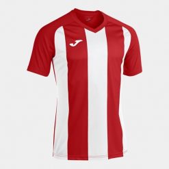 Koszulka do piłki nożnej męska Joma Pisa II. Białe t-shirty sportowe męskie Joma, m, bez ramiączek, do piłki nożnej. W wyprzedaży za 96.40 zł.