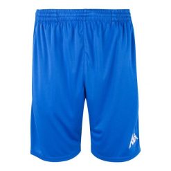 Spodenki sportowe męskie Kappa Zenio. Niebieskie szorty męskie Kappa, na lato, bez wzorów, z gumy, sportowe. Za 44.49 zł.