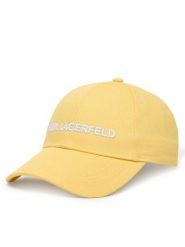 KARL LAGERFELD Czapka z daszkiem A1W33071 Beżowy jasny. Brązowe czapki z daszkiem damskie Karl Lagerfeld, bez wzorów, z bawełny. Za 299.99 zł.