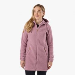 Bluza polarowa Turystyka Damska Swedemount JKT FLEECE. Fioletowe bluzy bez kaptura damskie SWEDEMOUNT, z polaru. Za 399.99 zł.