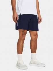 Under Armour Szorty sportowe Ua Woven Wdmk Shorts 1383356-410 Granatowy Loose Fit. Niebieskie szorty męskie Under Armour, bez wzorów, z syntetyku, sportowe. Za 139.99 zł.