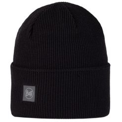 Czapka dla dorosłych Crossknit Beanie. Czarne czapki męskie Buff, bez wzorów, sportowe. Za 149.99 zł.