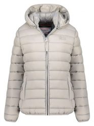 Geographical Norway Kurtka pikowana "Atichoko" w kolorze jasnoszarym rozmiar: XL. Szare kurtki damskie Geographical Norway, xl, bez wzorów, bez kaptura. Za 164.95 zł.
