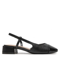 Sandały Call It Spring. Czarne sandały damskie Call It Spring, bez wzorów, bez obcasa, na słupku. Za 149.99 zł.