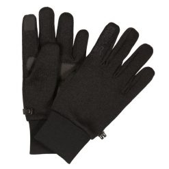 Męskie Rękawiczki Veris Touchtip. Czarne rękawiczki męskie Regatta, na zimę, bez wzorów. Za 109.99 zł.