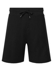 BOSS Szorty sportowe Structure 50540581 Czarny Regular Fit. Czarne szorty męskie Boss, bez wzorów, z syntetyku, sportowe. Za 379.99 zł.