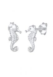 Elli Damskie kolczyki sztyfty Konik Morski Letni Trend w srebrze 925 Sterling Silver Kolczyki 1 ct. Szare kolczyki damskie Elli, srebrne, na sztyftcie. Za 152.14 zł.