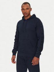 HUGO Bluza Liam 50540921 Granatowy Regular Fit. Niebieskie bluzy bez kaptura męskie Hugo, m, z bawełny. Za 359.99 zł.