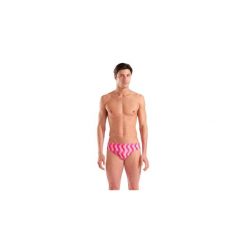 Kąpielówki męskie Arena Ripple Print Swim Briefs 75. Czerwone kąpielówki męskie Arena, m, bez wzorów, do pływania. Za 195.49 zł.