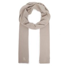Szalik Calvin Klein. Brązowe szaliki i kominy damskie CALVIN KLEIN, bez wzorów. Za 219.99 zł.
