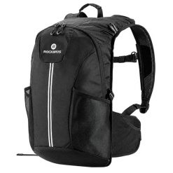 Plecak miejski wodoodporny 20 l. Czarne plecaki damskie ROCKBROS, bez wzorów, z materiału, biznesowe. Za 179.99 zł.