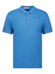 Canadian Peak Koszulka polo "Karseak" w kolorze niebieskim rozmiar: S. Niebieskie koszulki polo męskie Canadian Peak, s, bez wzorów, z bawełny, bez ramiączek. Za 83.42 zł.