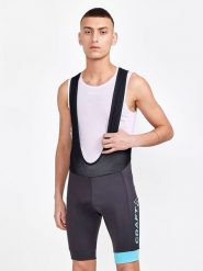 Craft Spodnie kolarskie "Core Endur Bib" w kolorze czarnym rozmiar: M. Czarne szorty męskie Craft, m, z materiału, rowerowe. Za 136.13 zł.