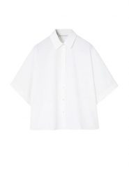 TATUUM Bluzka "Zoria" w kolorze białym rozmiar: M. Białe bluzki damskie Tatuum, m, bez wzorów, z bawełny, bez kołnierzyka, bez ramiączek. Za 141.85 zł.