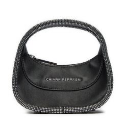 Torebka Chiara Ferragni. Czarne torebki klasyczne damskie Chiara Ferragni, bez wzorów, bez dodatków. Za 489.99 zł.