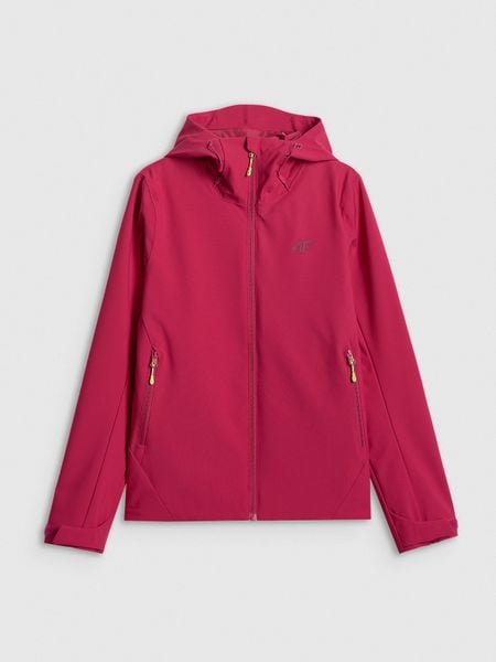 4F Kurtka przejściowa membrana 5000 damska - różowa XXL. Czerwone kurtki damskie 4f, na jesień, l, bez wzorów, bez kaptura. Za 299.99 zł.