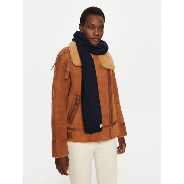 Szalik Pepe Jeans. Niebieskie szaliki i kominy damskie Pepe Jeans, bez wzorów, z jeansu. Za 149.99 zł.