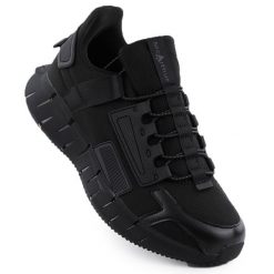 Buty sportowe męskie czarne McArthur MC4. Czarne buty sportowe na co dzień męskie bez zapięcia. Za 218.30 zł.