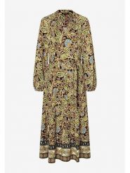 More & More Sukienka w kolorze żółto-czarnym rozmiar: 36. Czarne sukienki damskie MORE & MORE, na co dzień, s, bez wzorów, z tkaniny, klasyczne, bez kołnierzyka, bez ramiączek, maxi, proste. Za 148.61 zł.