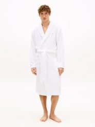 Tommy Hilfiger Szlafrok Mężczyźni Bawełna biały, XL. Białe szlafroki męskie Tommy Hilfiger, m, bez wzorów, z bawełny. Za 559.95 zł.