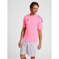 Koszulka Hummel Core Poly. Czerwone t-shirty sportowe męskie HUMMEL, m, bez ramiączek, do piłki ręcznej. Za 131.00 zł.
