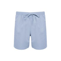 Ekologiczne spodenki kąpielowe Kariban. Niebieskie kąpielówki męskie KARIBAN, xs, bez wzorów, z poliesteru. Za 192.00 zł.