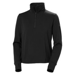 Bluza damska Helly Hansen Versalite Cinched Fleece. Czarne bluzy bez kaptura damskie Helly Hansen, z polaru. Za 368.50 zł.
