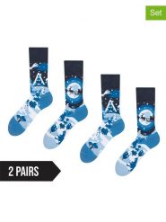 Dedoles Skarpety (2 pary) w kolorze niebieskim rozmiar: 35-38. Niebieskie skarpetki męskie Dedoles, bez wzorów. Za 52.42 zł.