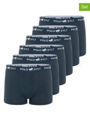 Polo Sylt Bokserki (6 par) w kolorze granatowym rozmiar: 3XL. Niebieskie bokserki męskie Polo Sylt, bez wzorów. Za 82.99 zł.