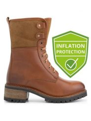 Mysa Skórzane botki "Daisy" w kolorze brązowym rozmiar: 40. Brązowe botki damskie mysa, z materiału, bez obcasa, bez zapięcia. Za 322.73 zł.