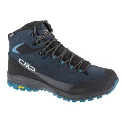 Buty CMP Vertyx Mid Wp 3Q17287-70UT niebieskie. Niebieskie buty trekkingowe męskie z gumy, bez zapięcia. Za 727.18 zł.