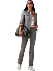 Heine Dżinsy - Slim fit - w kolorze szarym rozmiar: 36. Szare jeansy damskie Heine. Za 104.64 zł.