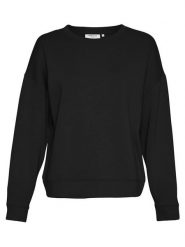 MOSS COPENHAGEN Bluza "Ima" w kolorze czarnym rozmiar: XS/S. Czarne bluzy bez kaptura damskie MOSS COPENHAGEN, s, z wiskozy. Za 153.45 zł.