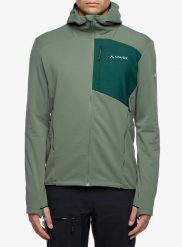 Bluza polarowa męska Vaude Monviso Fleece Jacket III. Zielone bluzy z kapturem męskie Vaude, l, z materiału. Za 368.49 zł.