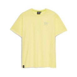 Koszulki Munich Model Regular T-shirt Heritage Kolor żółty. Żółte bluzki sportowe damskie munich, z tkaniny, bez kołnierzyka, bez ramiączek. Za 109.55 zł.