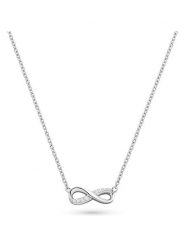 S.Oliver Srebrny naszyjnik z zawieszką - dł. 45 cm rozmiar: onesize. Szare naszyjniki damskie S.Oliver, srebrne. Za 121.99 zł.