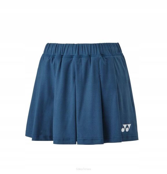 Spodenki tenisowe Yonex Tennis Shorts. Niebieskie szorty damskie YONEX, bez wzorów, z materiału. Za 195.99 zł.
