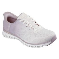 Buty Skechers Slip-ins Glide-Step - Excite 104566-MVE różowe. Czerwone buty sportowe na co dzień damskie bez wzorów, z meshu, trekkingowe. Za 613.11 zł.