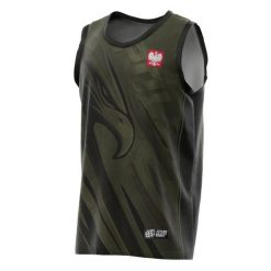 Koszulka koszykarska na ramiączkach męska EXTREME HOBBY POLSKA ULTIMATE. Zielone t-shirty sportowe męskie EXTREME HOBBY, m, z materiału, bez ramiączek, na fitness i siłownię. Za 159.00 zł.
