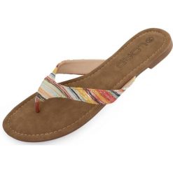 Damskie klapki Loap Herba Brown. Czarne klapki damskie LOOP, bez wzorów, bez obcasa. Za 159.99 zł.