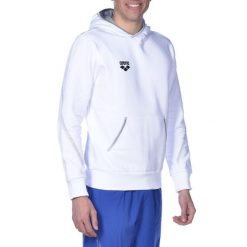 Bluza męska Arena Team Line Hoodie z kapturem. Białe bluzy z kapturem męskie Arena, m. Za 130.88 zł.