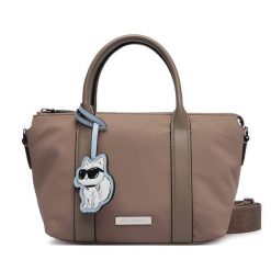 Torebka KARL LAGERFELD. Szare torebki klasyczne damskie Karl Lagerfeld, bez wzorów, bez dodatków. Za 779.99 zł.