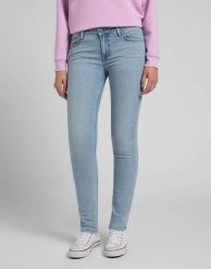 LEE SCARLETT DAMSKIE SPODNIE JEANSOWE SUNBLEACH L526BKMT 112320159. Spodnie materiałowe damskie Lee, bez wzorów, z jeansu. Za 209.99 zł.