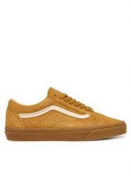 Vans Tenisówki Old Skool VN000D7ZDFM1 Brązowy. Brązowe trampki i tenisówki męskie Vans, bez wzorów, ze skóry, bez zapięcia. Za 399.99 zł.