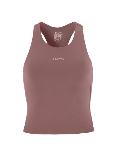 Craft Hypervent Cropped Pocket Singlet W – lekka koszulka do biegania – Flint. Szare t-shirty damskie Craft, l, bez wzorów, z materiału, bez kołnierzyka. Za 260.50 zł.