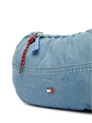 Tommy Hilfiger Torebka Tjw Icon Charms Denim Hobo AW0AW19259 Niebieski. Niebieskie torebki klasyczne damskie Tommy Hilfiger, bez wzorów, z denimu, bez dodatków. Za 489.99 zł.