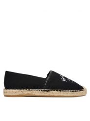 KARL LAGERFELD Espadryle Kamini KL80110A Czarny. Czarne espadryle damskie Karl Lagerfeld, bez wzorów, z materiału, bez obcasa. Za 659.99 zł.