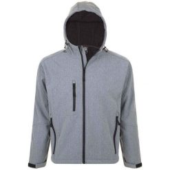Męska Kurtka Soft Shell Replay Z Kapturem. Szare kurtki męskie SOL'S, m, bez wzorów, sportowe, z kapturem. Za 281.99 zł.