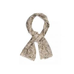 Szal maskujący z siatki MESH 155x48 cm. Brązowe szaliki i kominy damskie CAMOUFLAGE, bez wzorów, z meshu. Za 27.99 zł.