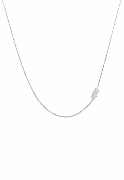 Elli Damski pióro symbol skromny w srebrze 925 Sterling Silver Naszyjniki 1 ct. Szare naszyjniki damskie Elli, na co dzień, srebrne. Za 198.99 zł.
